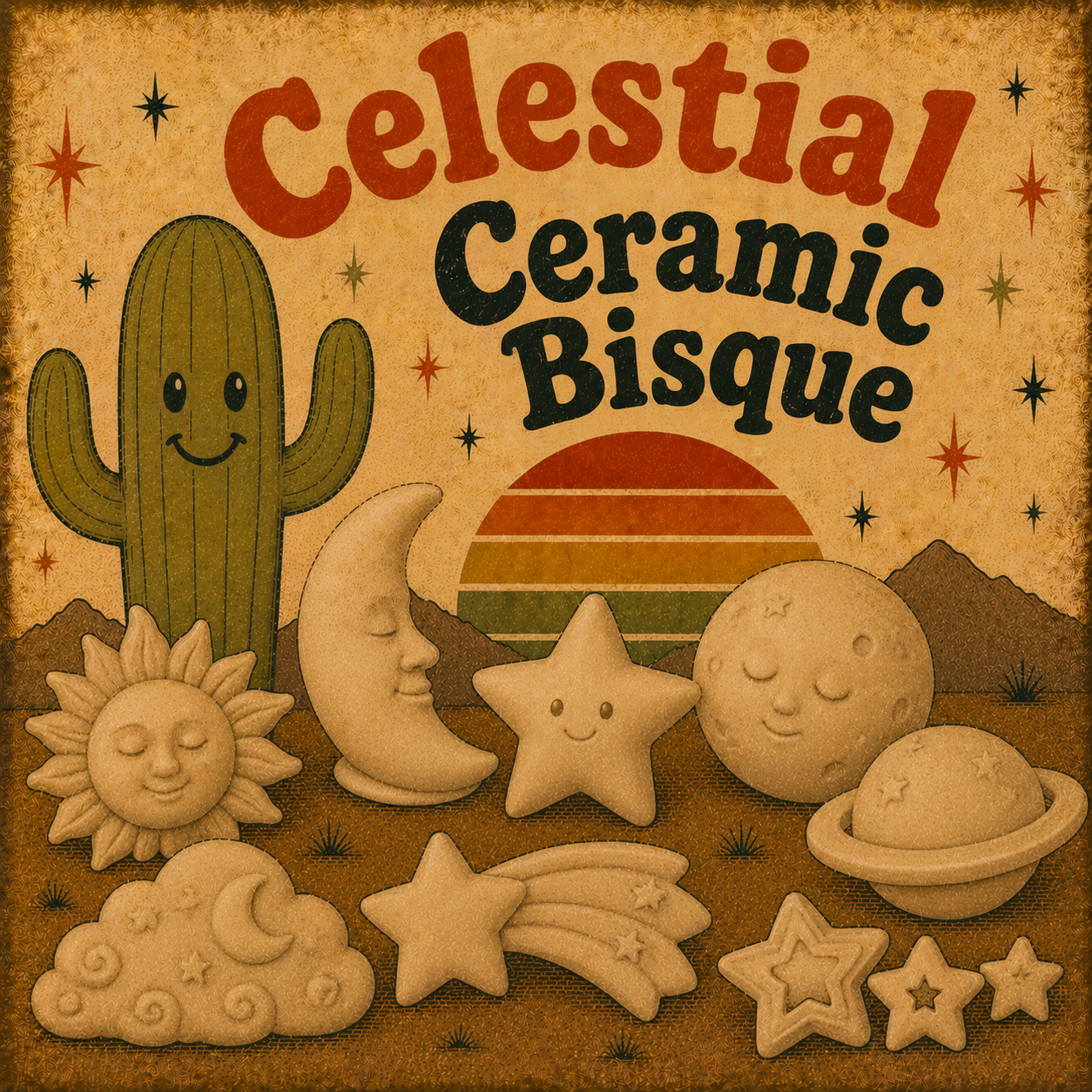 Celestial Ceramic Bisque
