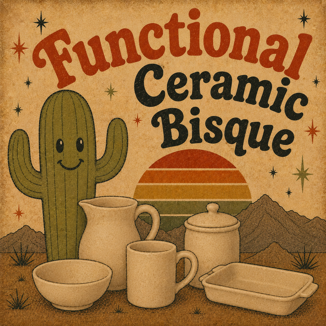 Functional Ceramic Bisque
