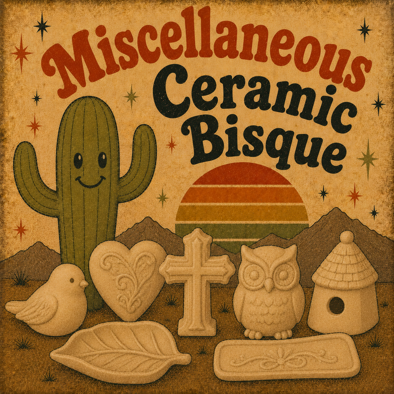 Miscellaneous Ceramic Bisque