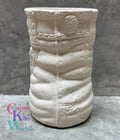 Denim Jeans Pencil Cup - Ceramic Bisque PYOP