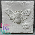 Bumble Bee Megabombus Wall Tile - Ceramic Bisque PYOP
