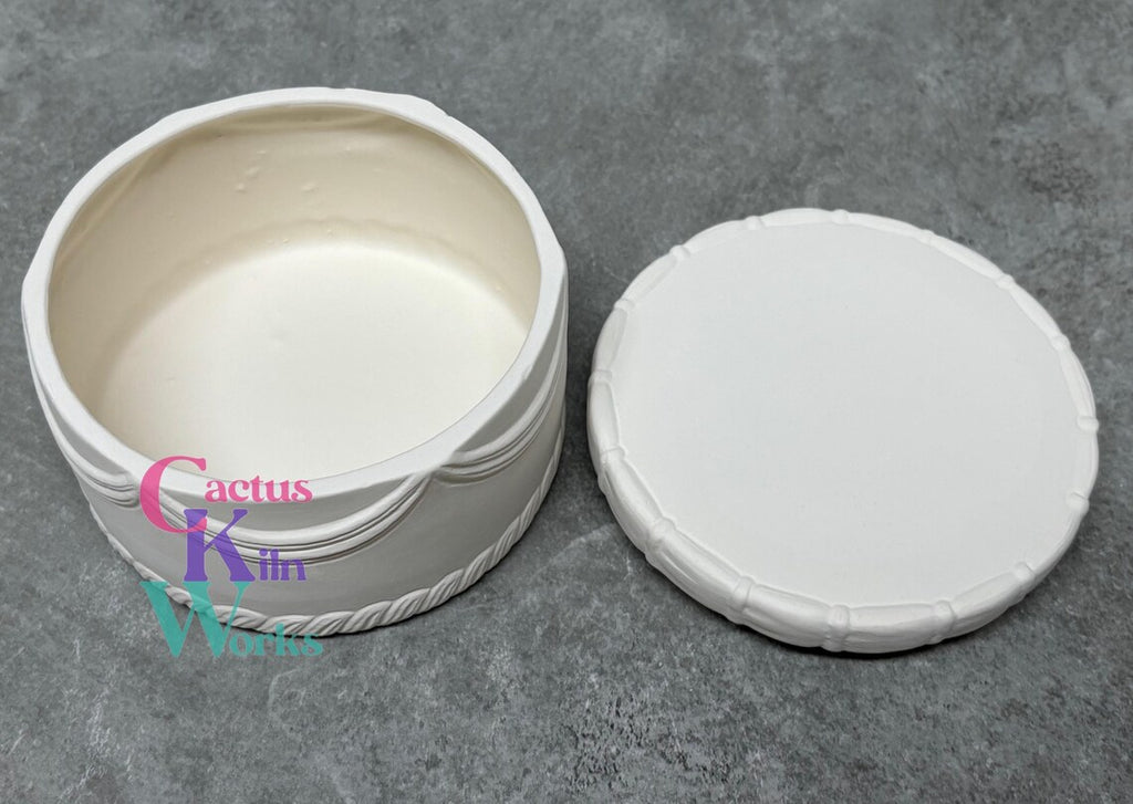 Celebration Birthday Cake Trinket Box - Ceramic Bisque PYOP