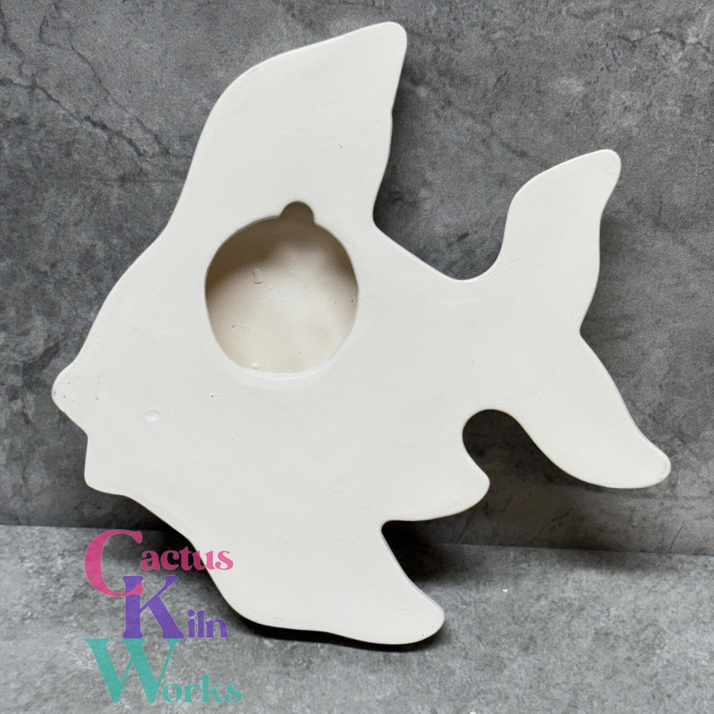 Small Baby Fish Wall Decor - Ceramic Bisque PYOP