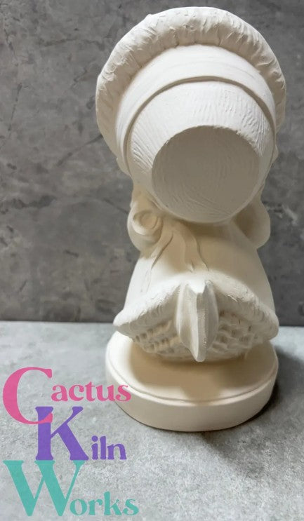 A Christmas Carol Fran Ice Skating - Ceramic Bisque PYOP