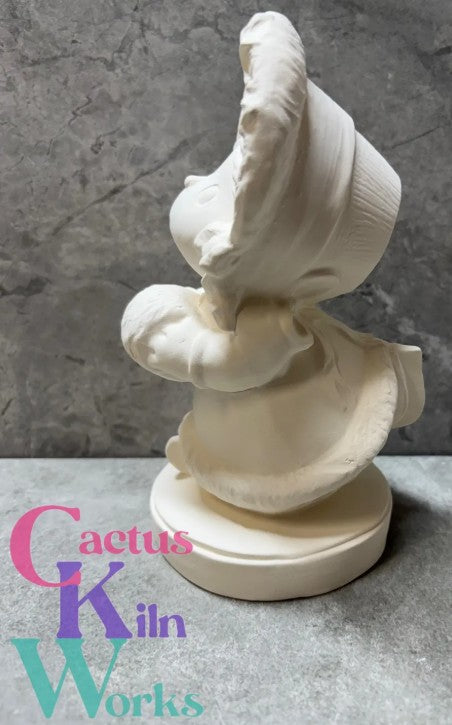 A Christmas Carol Fran Ice Skating - Ceramic Bisque PYOP