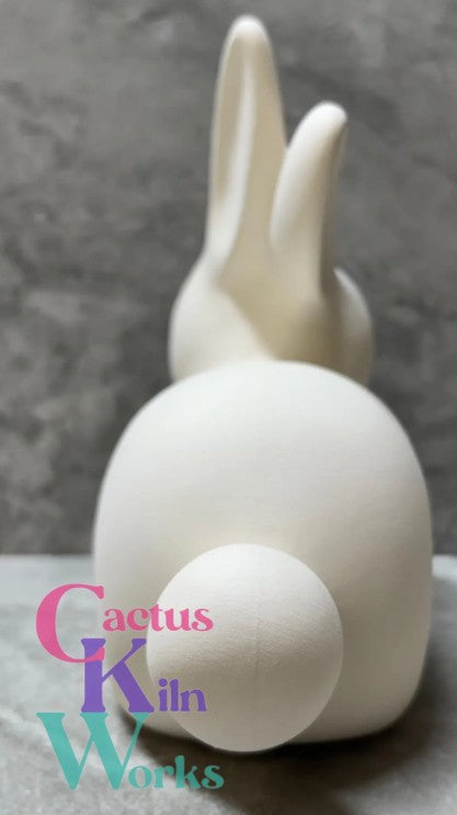 Cottontail Easter Bunny - Ceramic Bisque PYOP