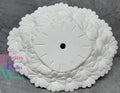 Atlantic Floral Daisy Clock - Ceramic Bisque PYOP
