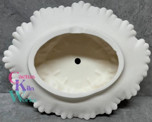 Atlantic Floral Daisy Clock - Ceramic Bisque PYOP