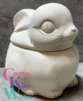 Baby Bunny Rabbit Trinket Box - Ceramic Bisque PYOP