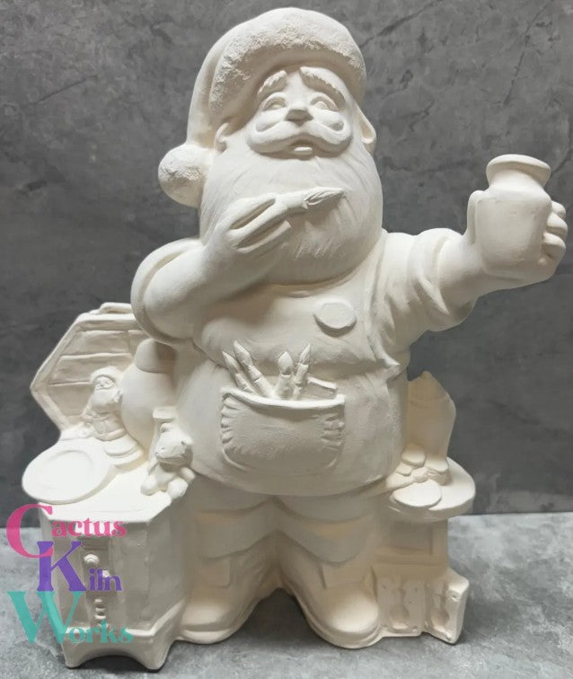 Gare Ceramics Santa with Kiln - Ceramic Bisque PYOP