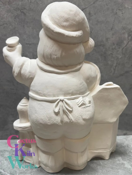 Gare Ceramics Santa with Kiln - Ceramic Bisque PYOP